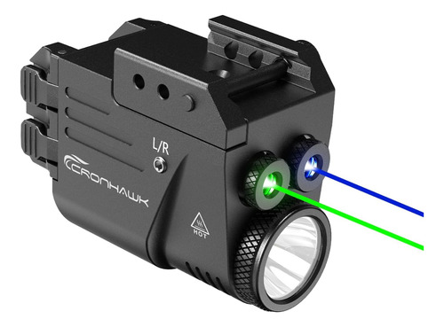 Mira Tactica Laser Para Rifle O Pistola Color Verde Y Azul