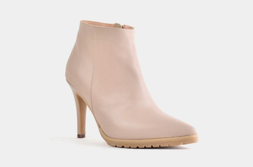 Imagen 4 de 10 de Botas Botinetas De Mujer De Cuero Serpentina - Ferraro -
