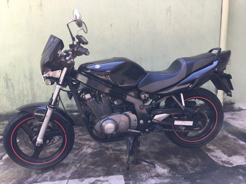 Moto Suzuki Gs500 Preta Ano 2008 Com 104.000 Km Standart