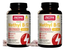 Comprar 2x Jarrow Methyl B12 1000mcg 100 Tabs Importado Usa Limão Limão