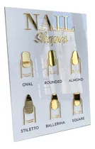 Comprar Cartel Glam Nails Shapes Salon De Belleza, Estetica, Mod.751