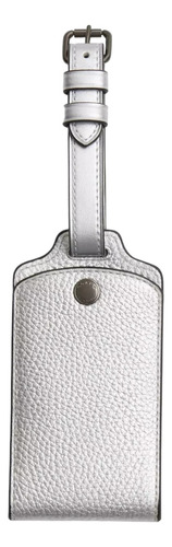 Identificador Coach Para Equipaje Tag Para Maleta Color Plata