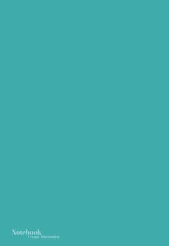 Libro: A5 Notebook 5.7x8.26 Inches, Teal Soft-touch Cover: 1