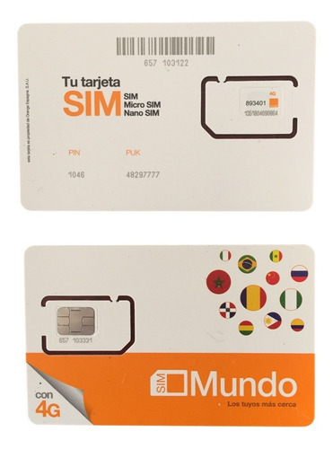 Sim Card Garantizada Para Europa Con 7gb De Navegación