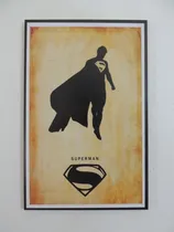 Comprar Cuadros Infantiles De Superheroes 27x42 Superman Batman Dc