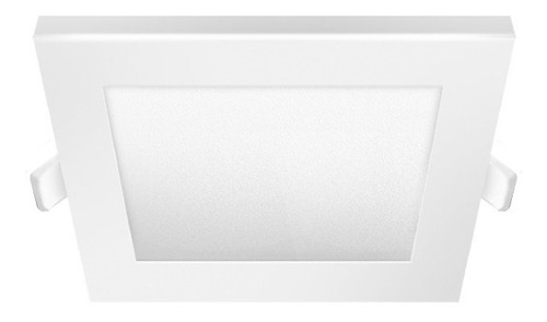 Panel Led 12w De Embutir Cuadrado Luz Calida