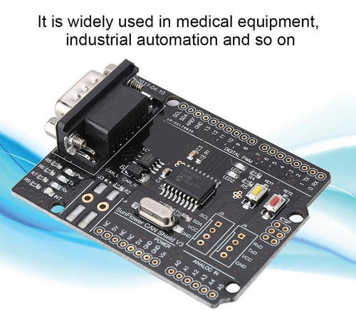 Imagen 8 de 9 de Hw-a001 Sub-d Can Bus Shield Mcp2515 Placa De Expansión Mou
