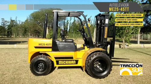 Autoelevador Michigan 2545tt 2.5tn 4.5mts Diesel Nuevo Usd