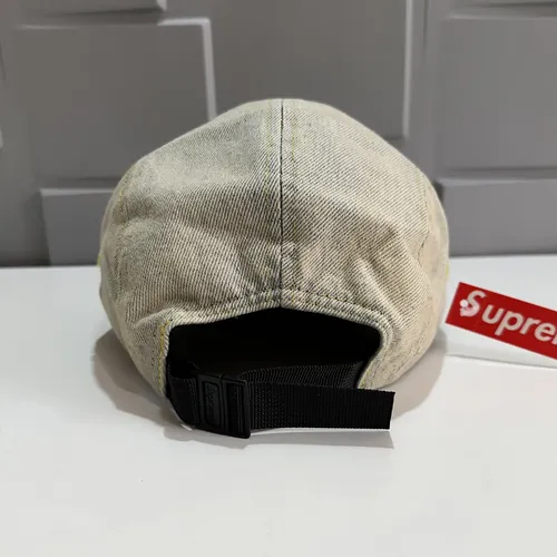 Boné Supreme Denim Camp Dirty Indigo Ss23 | MercadoLivre