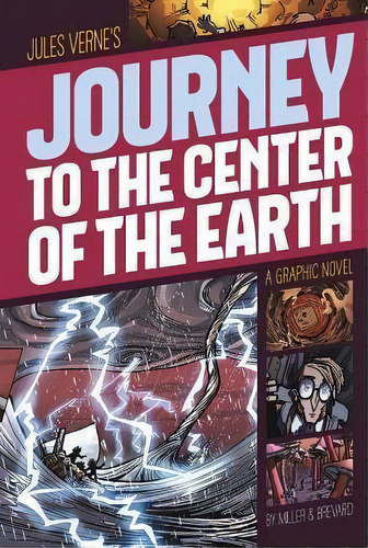 Journey To The Center Of The Earth, De Jules Verne. Editorial Capstone Press, Tapa Blanda En Inglés