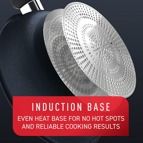 T-fal Platinum Nonstick Jumbo Cooker 5 Quart Induction Ov...