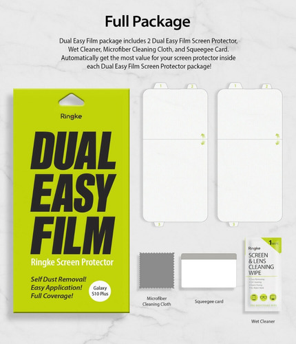 Protector Pantalla Samsung S8 S9 Plus Note 8 Ringke Gel