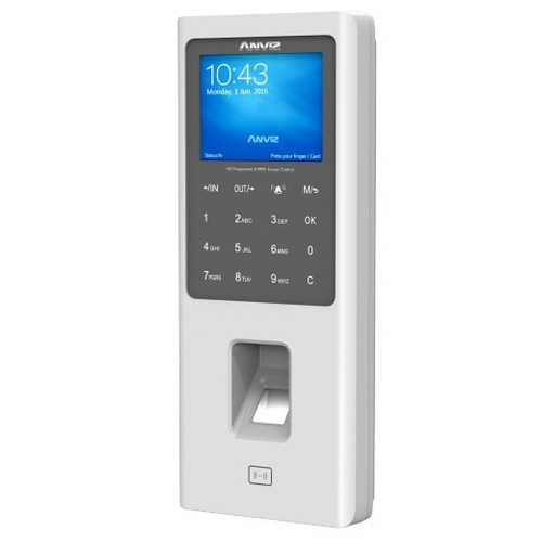 Imagen 2 de 3 de Control Personal Biometrico Asistencia Anviz Huella W2 Rfid