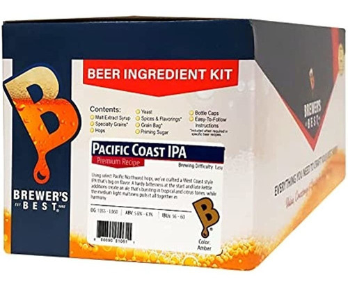 Kit De Ingredientes De Cerveza Ipa De La Costa Del Pacífico