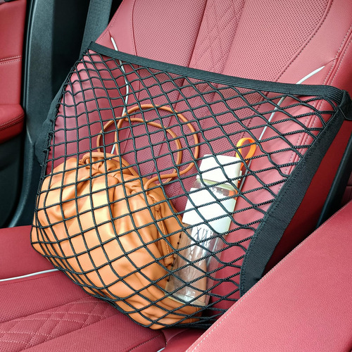 Organizador De Malla De Red Elástica Para Asiento De Auto