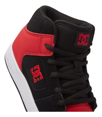 Zapatilla Junior Dc Manteca 4 Rojo