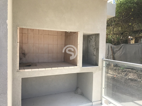 Apartamento En Construcción En La Mansa 2 Dormitorios Con Parrillero- Ref: 3806