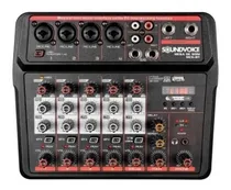 Comprar Mesa De Som Soundvoice 6 Canais Xlr P10 Interface Usb Mc6bt 