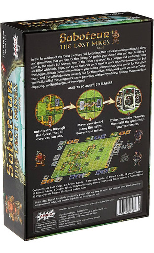 Saboteur: El Juego De Mesa Mines Rol O, Semicooperat...