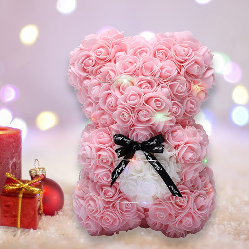 Regalo Para Dia San Valentin Ella Oso Peluche Rosa Unico