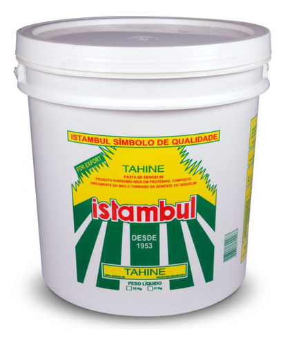 Balde De 13 Kg Tahine Pasta De Gergelim - Istambul