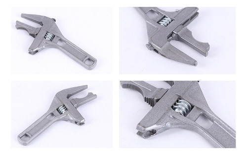 4 Llave De Plomería Para Baño Vástago Corto Ergonómico