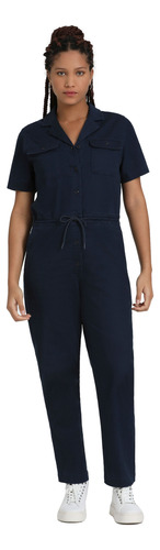 Enterito Mujer Utility Straight Fit Azul Dockers