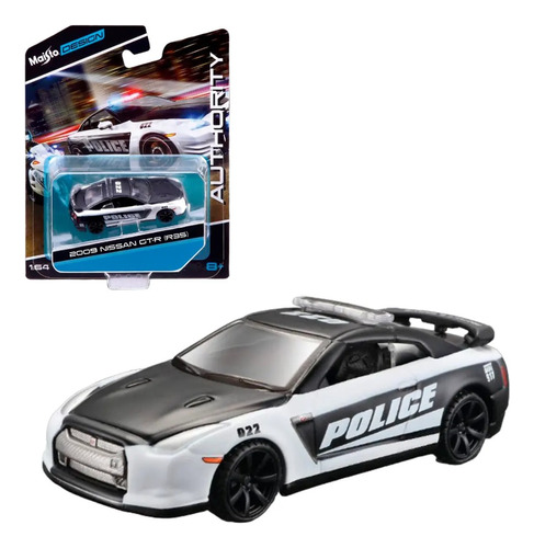 Auto Policia 2009 Nissan Gt-r R35 Maisto Febo