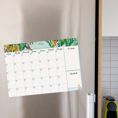 Planner Anual - 12 Hojas - Magnético