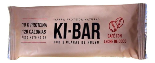 Barras Proteicas Naturales Ki-bar Sabor Café 14 X 40 Gr