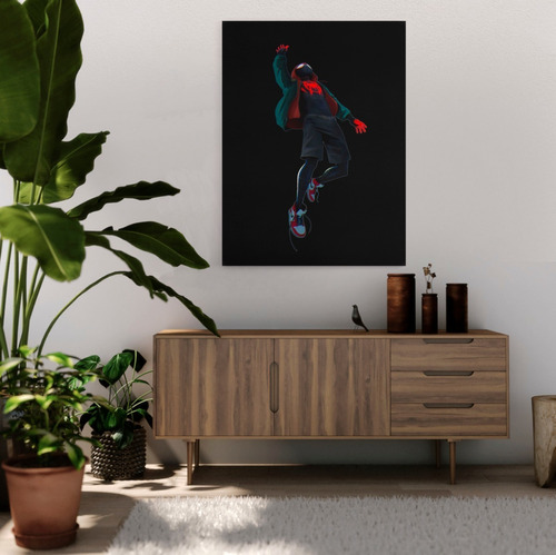 Cuadro Decorativo Spiderman Marvel Pelicula En Canvas 90x120