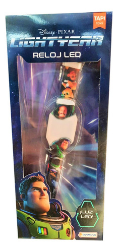 Reloj Luz Led  Buzz Lightyear La Peli Disney Pixar Tut Tutti