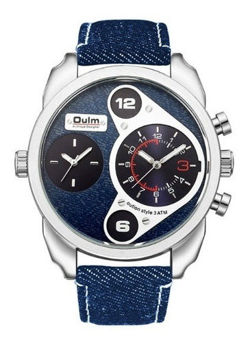 Reloj Original Oulm Deportivo De Lujo Para Hombre