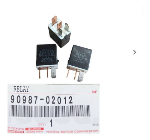 Relé 4 Patas Denso Toyota Corolla Prado Meru 90987-02012 (Usado)