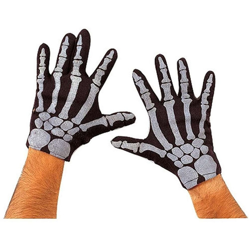 Guantes Esqueléticos Para Adulto Accesorio De Disfraz Para