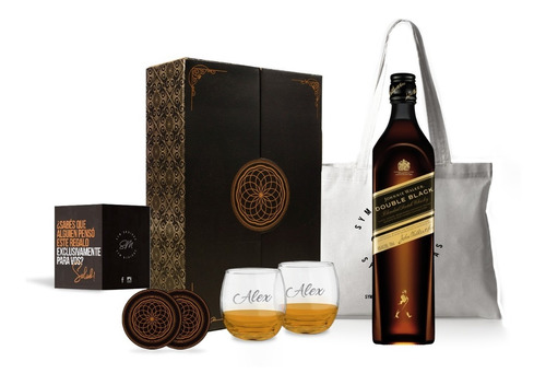 Experiencia Johnnie Walker Double Black 750ml Box Regal