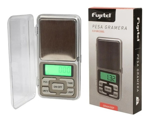 Balanza Pesa Gramera De 0.01gr Hasta 200g Fujitel