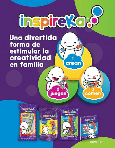 Dulces Inspireka Surtido 5 Presentaciones Caja Con 4pz C/u