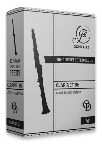 Palheta Clarinete Gonzalez Gd Filed Orgânica 1 Unidade