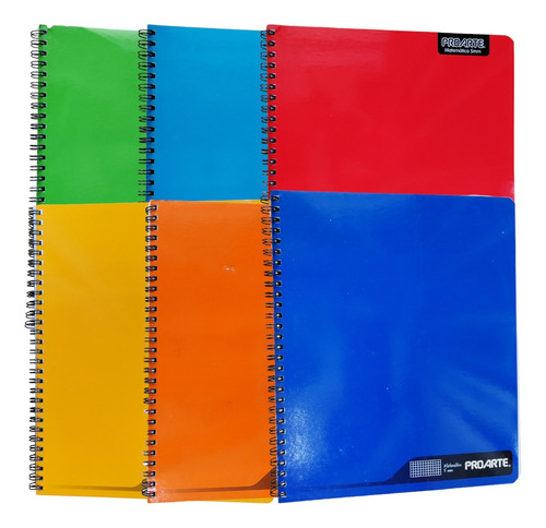 Pack X10 Cuadernos Versión Clasico Colores Universitario 5mm