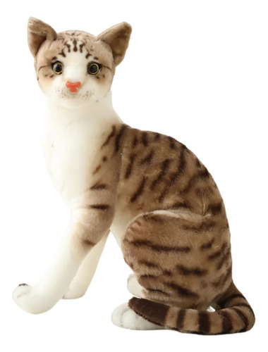 Peluche Realista De Gato Siamés De 35 Cm (3 Modelos)