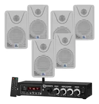 Comprar Som Ambiente Bravox Taramps 6 Caixas Receiver Casa Comercio