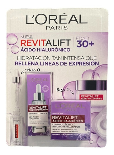 Pack Loreal Revitalift Sérum & Hidrante Ácido Hialurónico