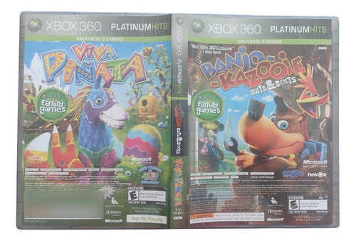  Banjo-kazooie + Viva Piñata Xbox 360 Mídia Física Original 