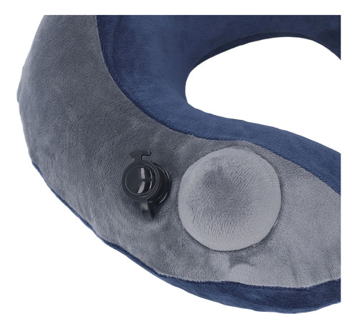 Almohada De Viaje Inflable Con Cadena De Cuello Portátil En
