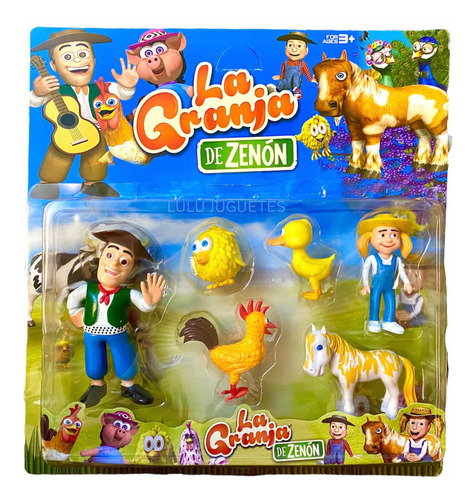 La Granja De Zenon Muñecos Compatible Set Blister X6