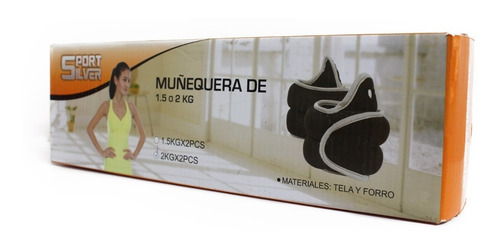 Par De Muñequeras De 2 Kilos Cada Una 2 Piezas Fitness
