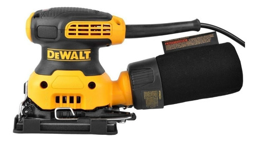 Imagem 2 de 6 de Lixadeira profissional orbital DeWalt DWE6411 amarela 50Hz/60Hz 230W 220V