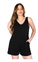 Comprar Mono Short Mujer Enterito Corto Dama Sin Espalda Verano