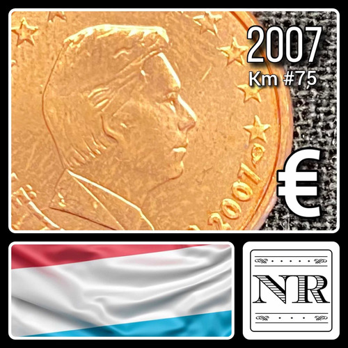Luxemburgo - 1 Euro Cent - Año 2007 - Km #75 - Henri I